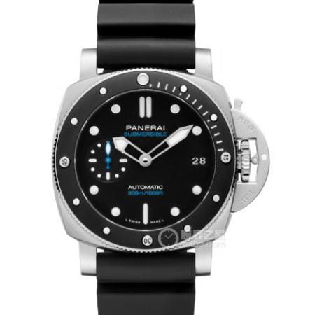 VS厂沛纳海潜行系列PAM00683黑色盘搭载自主P9001高清免费观看42mm男士手表